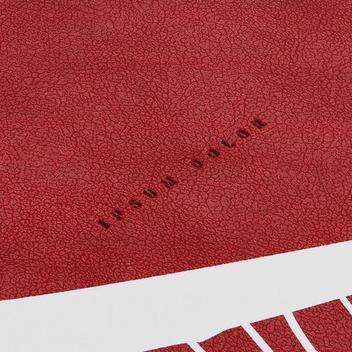 Ежедневник Kuka, недатированный, ver.2, красный