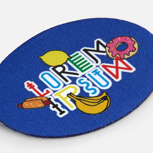 Наклейка тканевая Lunga Bubble, M, синяя