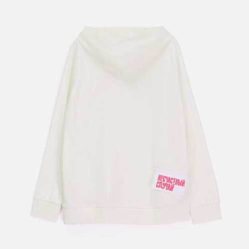 Худи унисекс H5, молочно-белое