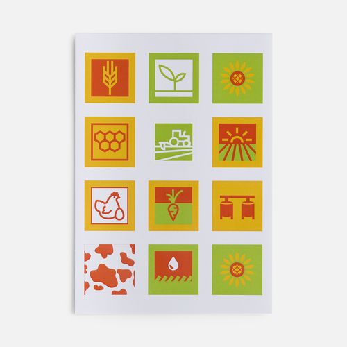 Наклейки бумажные Sticker Pack на заказ, M