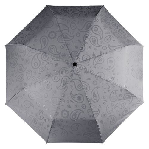 Складной зонт Magic с проявляющимся рисунком, серый