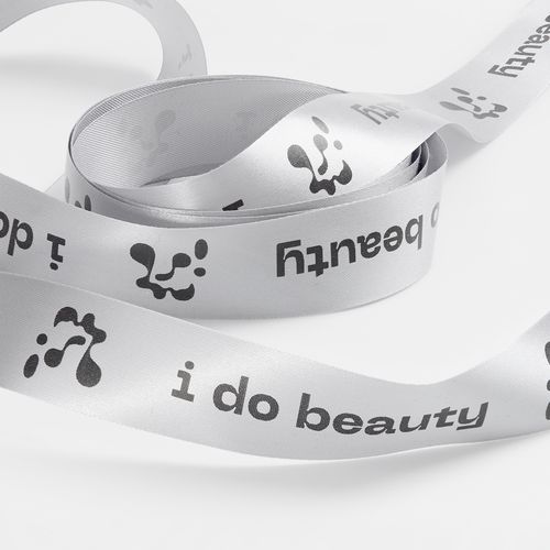 Лента сатиновая Satin 20 XL, серая, 200 см