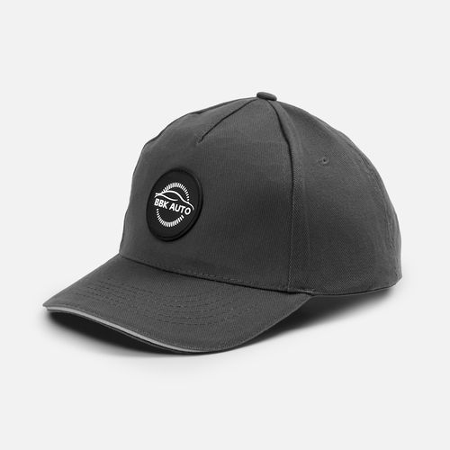 Бейсболка Long Beach, темно-серая со светло-серым