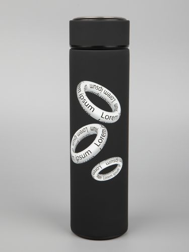 Термос с ситечком Percola, черный