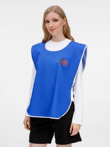 Манишка Member, синяя с белым