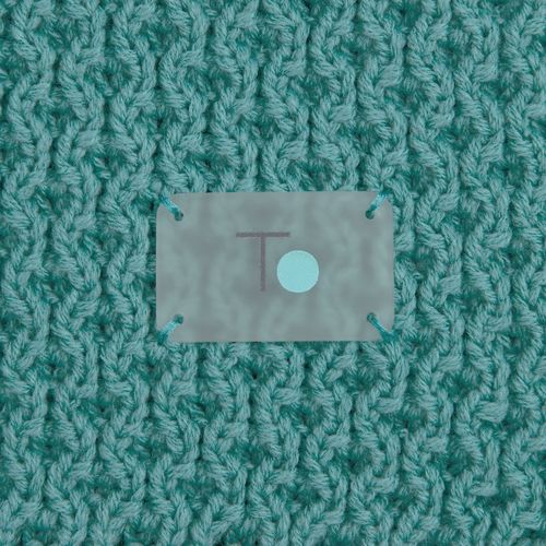 Плед Serenita, бирюзовый (тиффани)