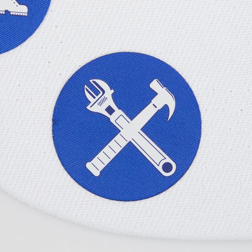 Бейсболка Snapback с прямым козырьком, белая