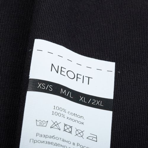 Футболка оверсайз унисекс с капюшоном Neofit, черная