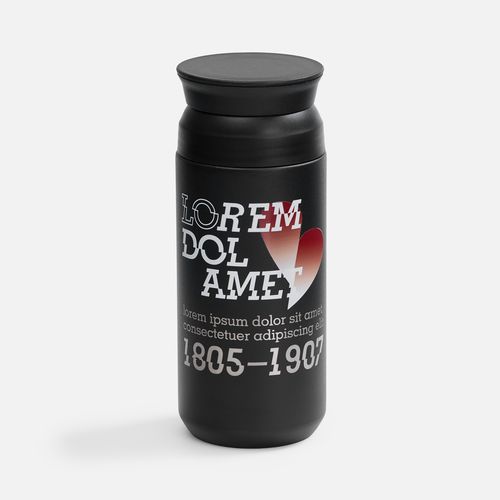 Термостакан Bau с ситечком, черный