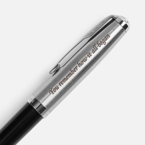 Ручка шариковая Parker 51 Black CT, черная