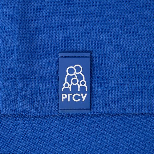 Лейбл из ПВХ Dzeta, S, синий