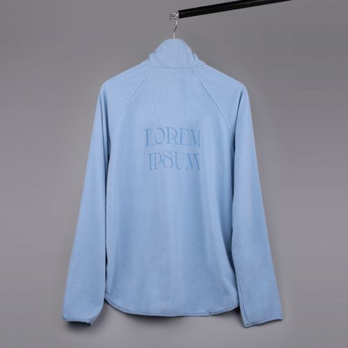 Куртка флисовая унисекс Fliska, голубая