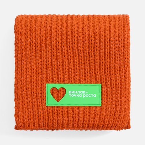 Лейбл из ПВХ с вырубкой «Сердце», зеленый неон