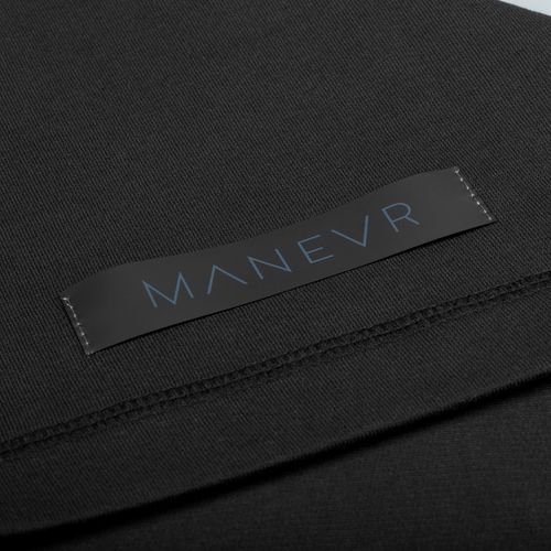 Футболка оверсайз унисекс с капюшоном Neofit, черная