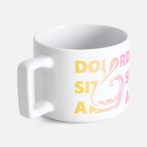 Чашка для сублимационной печати Jumbo, белая