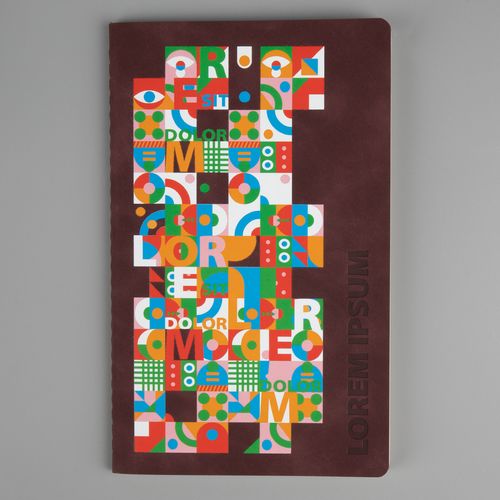 Блокнот Luba, бордовый