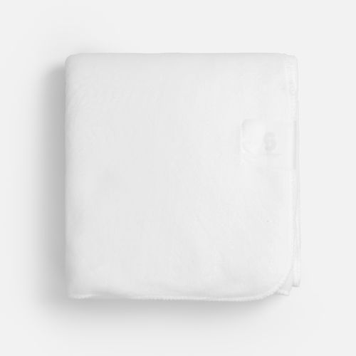 Флисовый плед Warm&Peace, белый