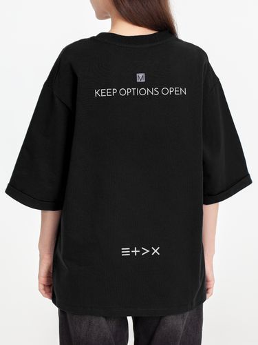 Футболка оверсайз унисекс Kosmos 2.0, черная