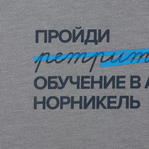 Свитшот унисекс S1, серый