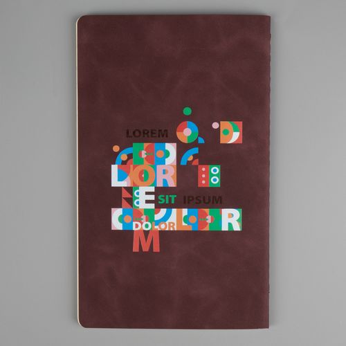 Блокнот Luba, бордовый