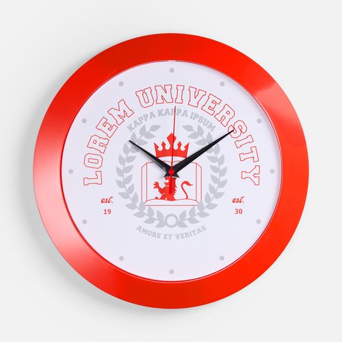 Часы настенные Vivid Large, красные