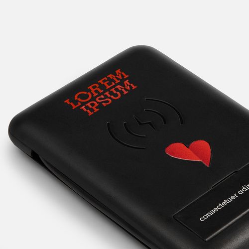 Органайзер с беспроводной зарядкой и набором адаптеров Octopod, черный