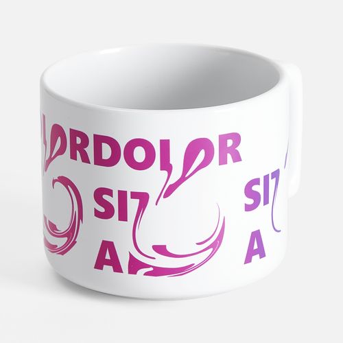 Чашка для сублимационной печати Jumbo, белая