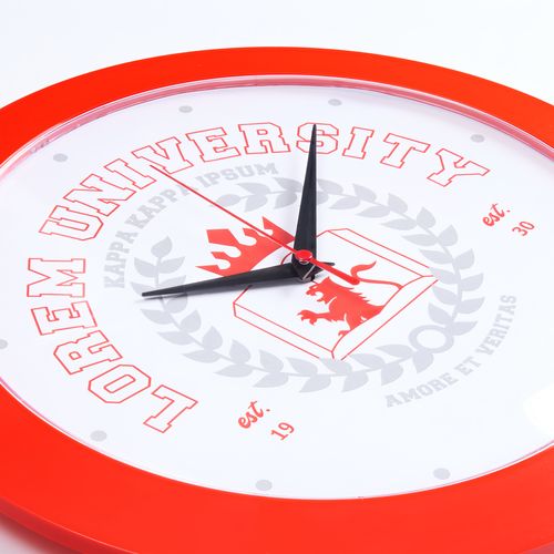 Часы настенные Vivid Large, красные