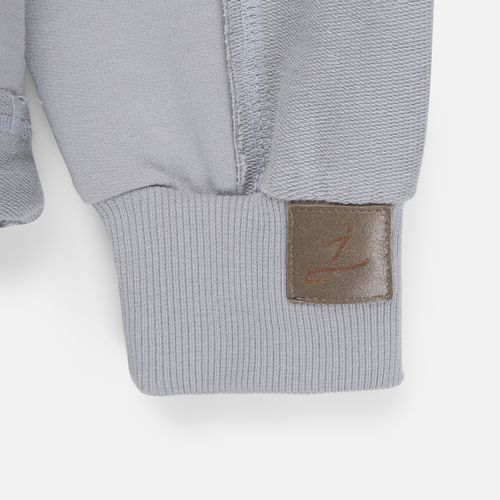 Лейбл кожаный Sinatu, S, серый