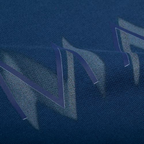 Футболка оверсайз с двойным рукавом Kosmos, темно-синяя