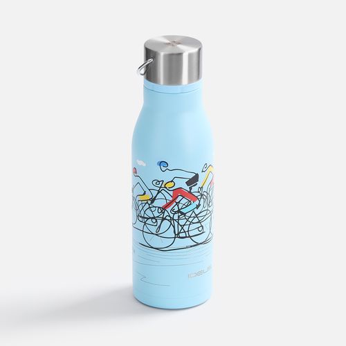 Термобутылка Tabenodo, голубая