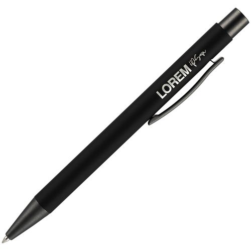 Ручка шариковая Atento Soft Touch, черная