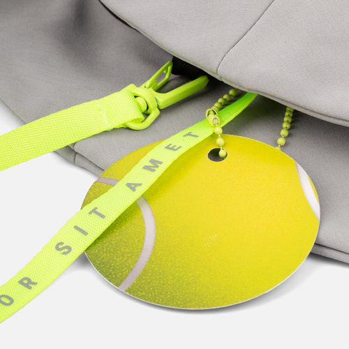 Застежка-карабин Snap Hook, S, желтый неон