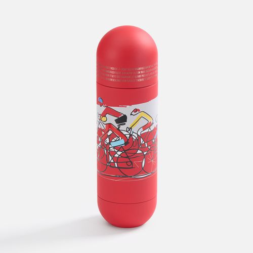 Термос Tubula Soft Touch, красный