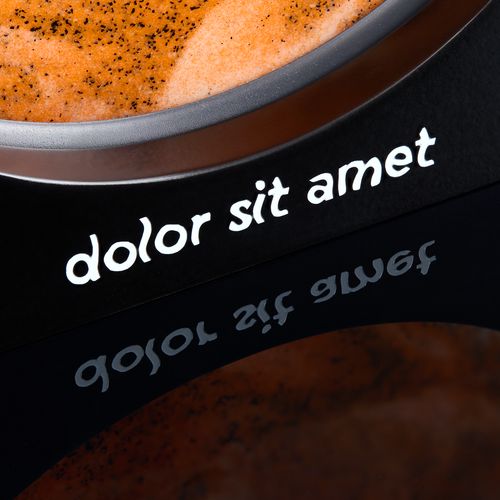 Песочная картина-антистресс Pleasantville, черная с оранжевым