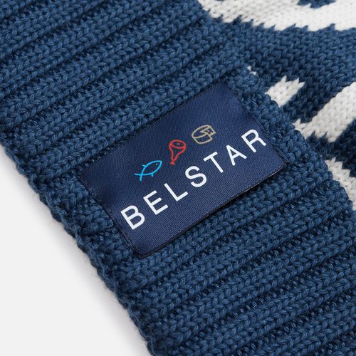 Шапка Wintertude, синяя с белым