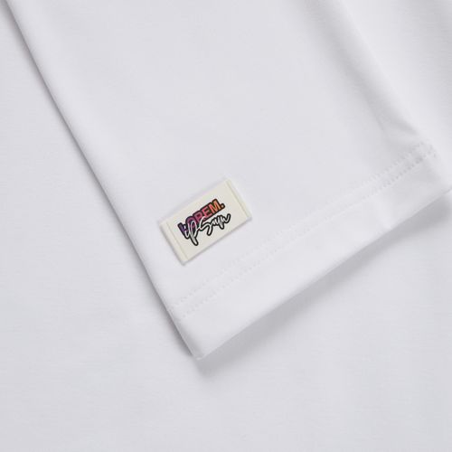 Лейбл из ПВХ Dzeta, S, белый