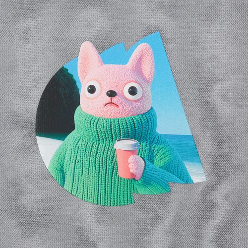 Свитшот унисекс S1, серый