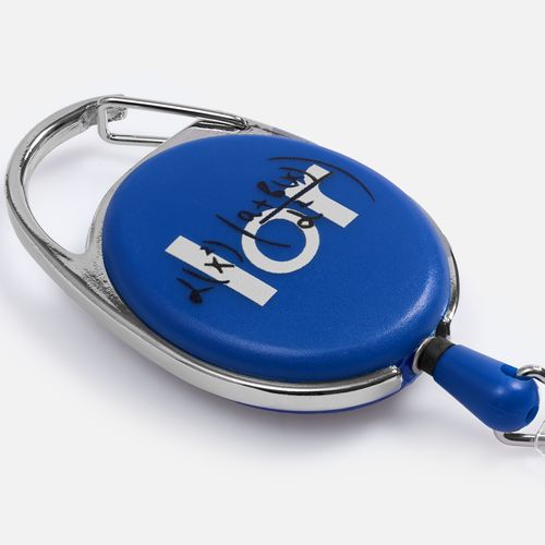 Ретрактор Access New с карабином, синий