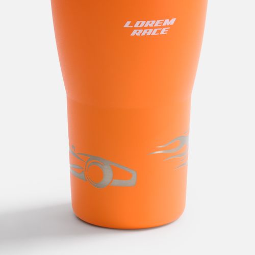 Термостакан Sapporo без логотипа, оранжевый