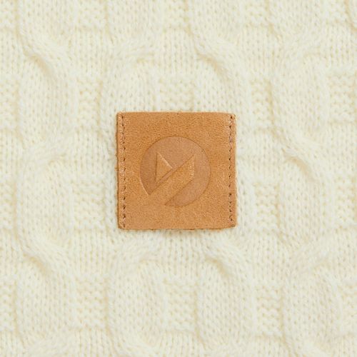 Лейбл кожаный Sinatu, S, бежевый