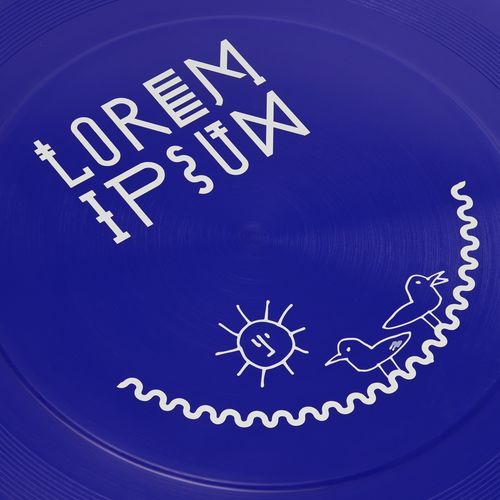 Летающая тарелка-фрисби Cancun, синяя