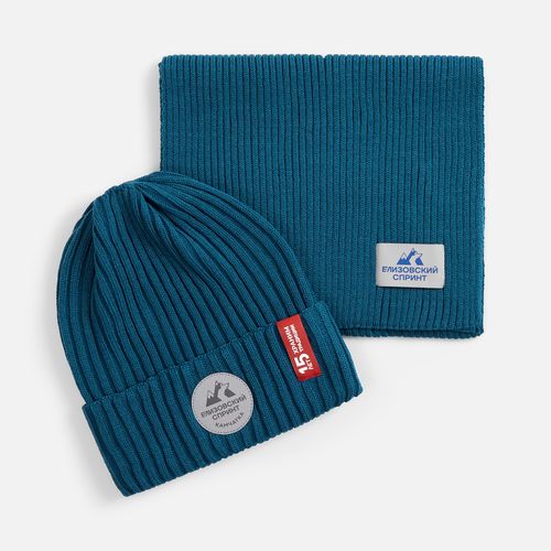 Лейбл тканевый Epsilon, M, светло-серый