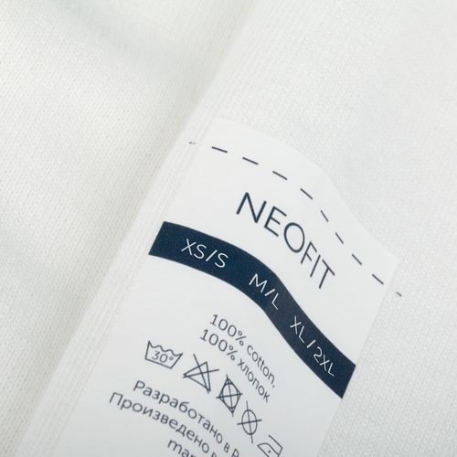 Толстовка унисекс Neofit, молочно-белая
