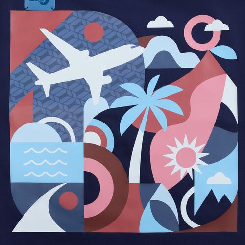 Холщовая сумка Countryside, темно-синяя