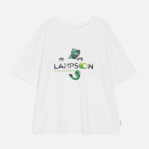 Футболка унисекс оверсайз Crosstown, белая