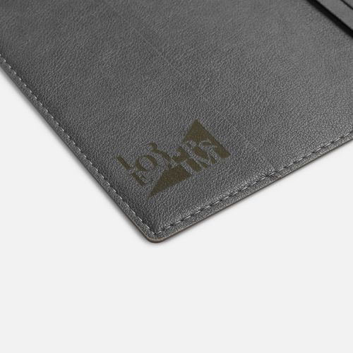 Обложка для паспорта Petrus, серая