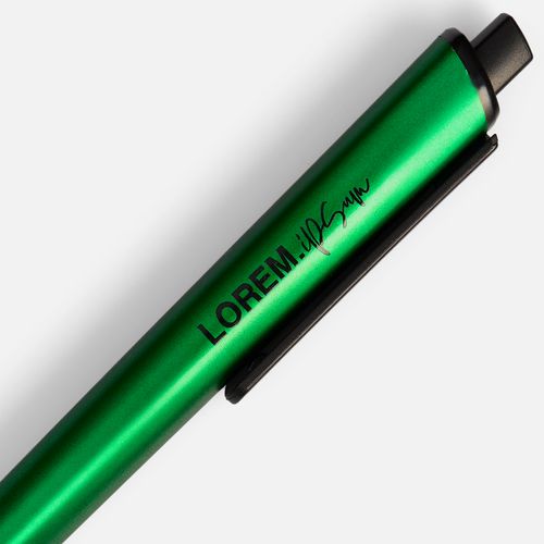 Ручка шариковая Informa, металлик, зеленая