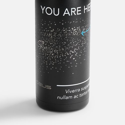 Термобутылка Tabenodo, черная