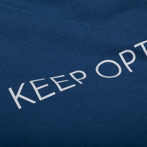 Футболка оверсайз с двойным рукавом Kosmos, темно-синяя